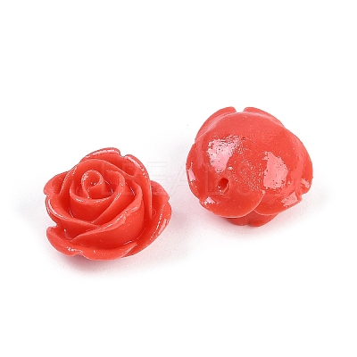 Synthetic Coral Carved Beads CORA-M001-05E-1