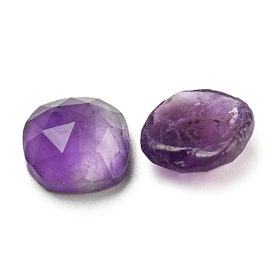 Natural Amethyst Cabochons G-M431-01F-1