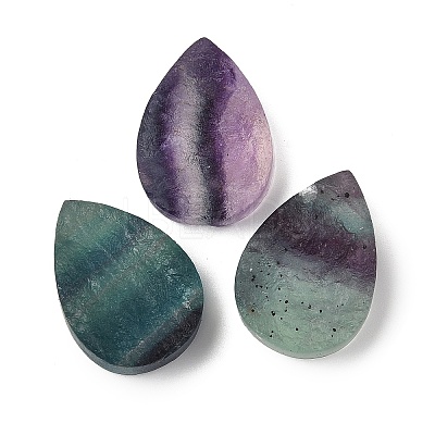 Natural Fluorite Cabochons G-K338-40B-04-1