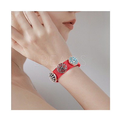 Imitation Leather Cord Bracelets BJEW-PH0004-06-1