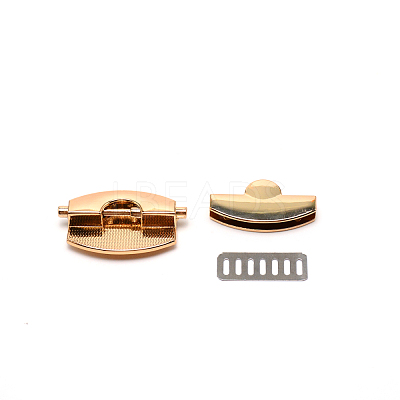 Alloy Bag Twist Lock Accessories FIND-WH0097-03KCG-1