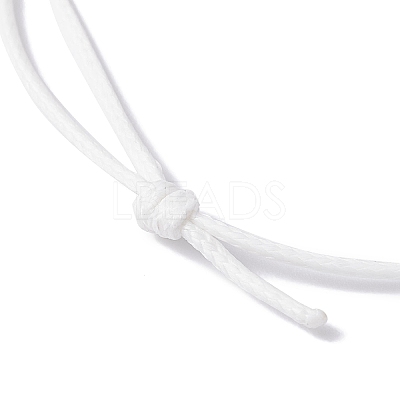 Alloy Enamel Heart Braided Bead Bracelet BJEW-JB09739-01-1