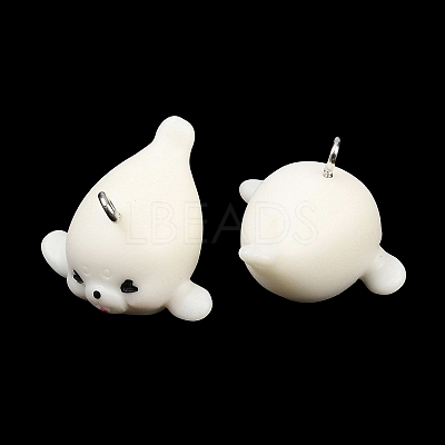 Marine Series Opaque Resin Pendants LS-RESI-XCP0002-42C-1