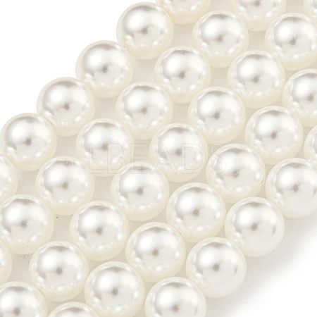 Glass Pearl Beads Strands X-HY-G002-01D-01-1