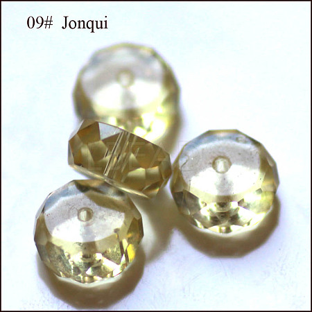 Imitation Austrian Crystal Beads SWAR-F078-8x12mm-09-1