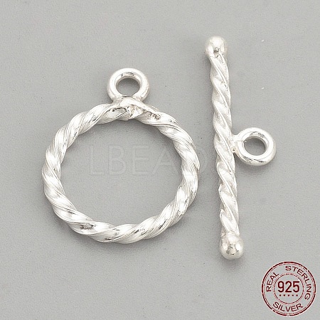 Sterling Silver Toggle Clasps STER-S002-62-1