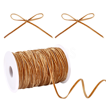 60M Nylon Single Face Velvet Ribbons OCOR-HY0001-73A-1