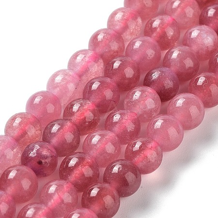 Dyed Natural Malaysia Jade Beads Strands G-G021-02A-09-1