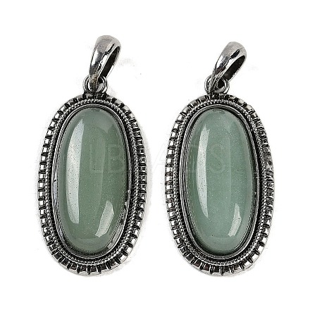 Natural Green Aventurine Pendants G-I370-07AS-05-1