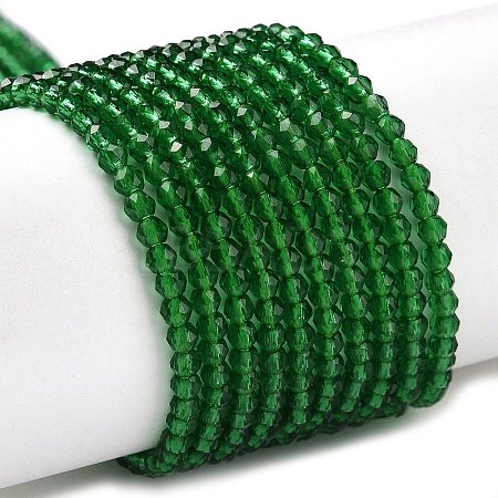 Transparent Glass Beads Strands GLAA-H021-03-16-1