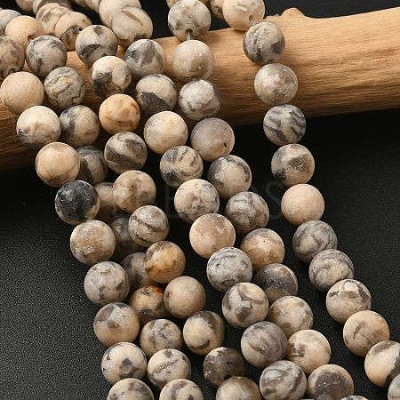 Natural Feldspar Bead Strands G-P295-06-8mm-1