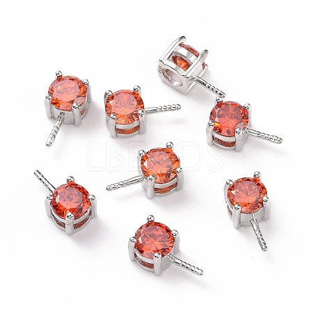 Rhodium Plated 925 Sterling Silver Peg Bails STER-D035-47P-04-1