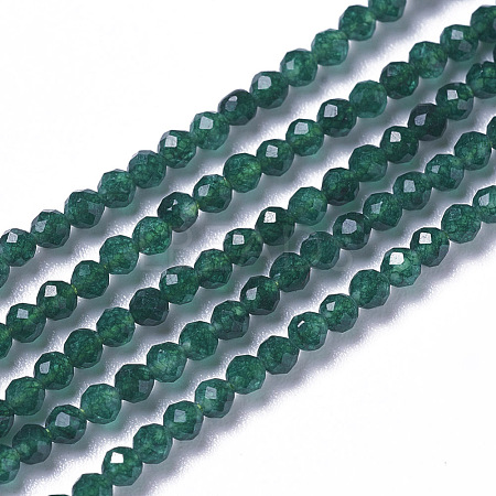 Natural White Jade Beads Strands G-F596-46D-2mm-1