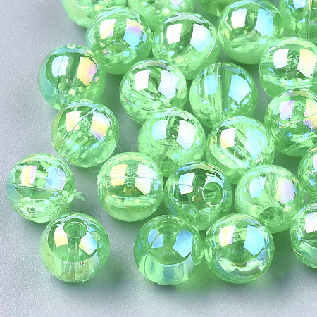 Transparent Plastic Beads OACR-S026-8mm-03-1