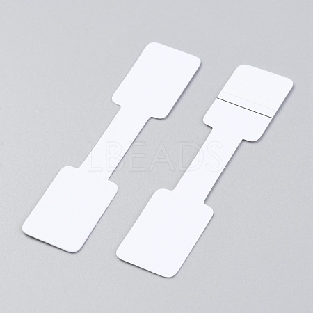 Paper Jewelry Display Price Label Cards X-CDIS-H004-02A-1