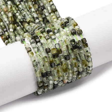 Natural Prehnite Beads Strand G-RM241221-K3-1