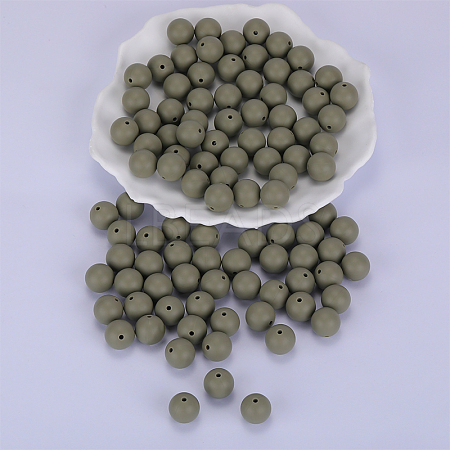 Round Silicone Focal Beads LS-SI-JX0046A-113-1