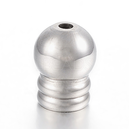 Tarnish Resistant 304 Stainless Steel Cord Ends LS-STAS-E425-046P-1