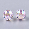 Transparent Plastic Beads OACR-S026-6mm-M-2