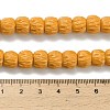 Synthetic Coral Dyed Carved Beads BSHE-H114-01D-3