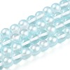 Baking Paint Transparent Glass Beads X1-DGLA-N011-10mm-05-1
