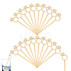 20Pcs Transparent Acrylic Stirring Rods MACR-GO0001-10-1