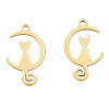 Ion Plating(IP) 201 Stainless Steel Pendants LS-STAS-N098-081LG-1