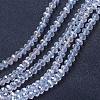 Electroplate Glass Beads Strands EGLA-A044-T8mm-B19-1
