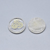 Synthetic Quartz Crystal Cabochons G-T122-37A-2