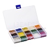 180G 15 Colors Glass Seed Beads SEED-JQ0003-01A-2mm-6