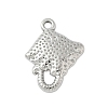 304 Stainless Steel Manta Ray Pendants STAS-S186-05A-P-1