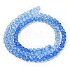 Transparent Painted Glass Beads Strands DGLA-A034-T4mm-A01-5
