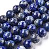 Natural Lapis Lazuli Round Bead Strands X-G-E262-01-10mm-4