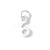 925 Sterling Silver Figure Charms STER-M093-05S-06-1