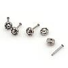 304 Stainless Steel Lapel Pin Backs STAS-S046-37-1