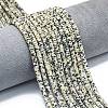 Natural Dalmatian Jasper Beads Strands G-P575-B03-4x1mm-1