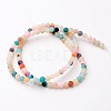 Natural Weathered Agate Beads Strands X-G-G589-4mm-17-2