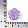 UV Plating Opaque Acrylic Beads OACR-N161-08F-3