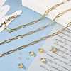  Chain Bracelet Necklace Making Kit CHS-TA0001-46-5