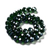 Electroplate Transparent Glass Beads Strands EGLA-A035-T10mm-A10-2