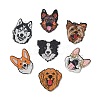 35Pcs 7 Styles Opaque Printed Acrylic Pendants OACR-CJ0002-64-8