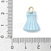 Brass Enamel Pendants KK-CBA1122-01G-05-3