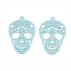 430 Stainless Steel Filigree Pendants X-STAS-S108-23C-2