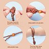 Adjustable Braided Waxed Cord Macrame Pouch Necklace Making NJEW-I243-A03-2