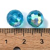 AB Color Plated Glass Beads EGLA-P059-02B-AB25-3