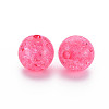 Transparent Crackle Acrylic Beads MACR-S373-66B-N09-2