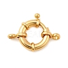 Brass Spring Ring Clasps KK-D407-01G-E-1