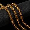 Natural Citrine Beads Strands G-E326-4mm-01-4
