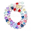 Transparent Glass Beads Strand GLAA-F112-01H-3