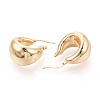 Brass Hoop Earrings KK-T080-95G-2